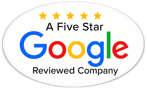 5 Star Rated on Google