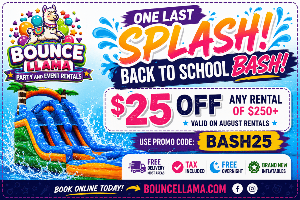 Back to School Bash $25 off special!
