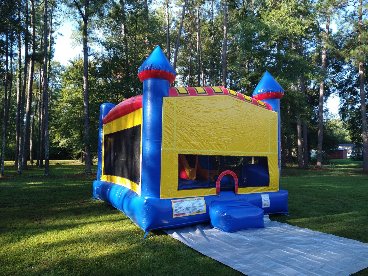 4n1 Combo Bounce house with slide and basketball hoop